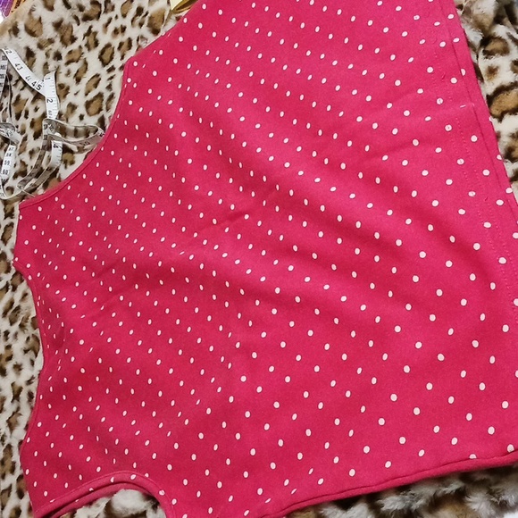 FINAL Price before donated. Like New Charter Club Petite Polka Dot Tank Sz PM - Picture 7 of 7